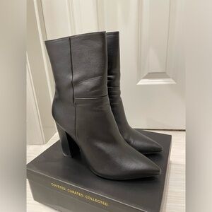 Lulu's Black Heeled Boots